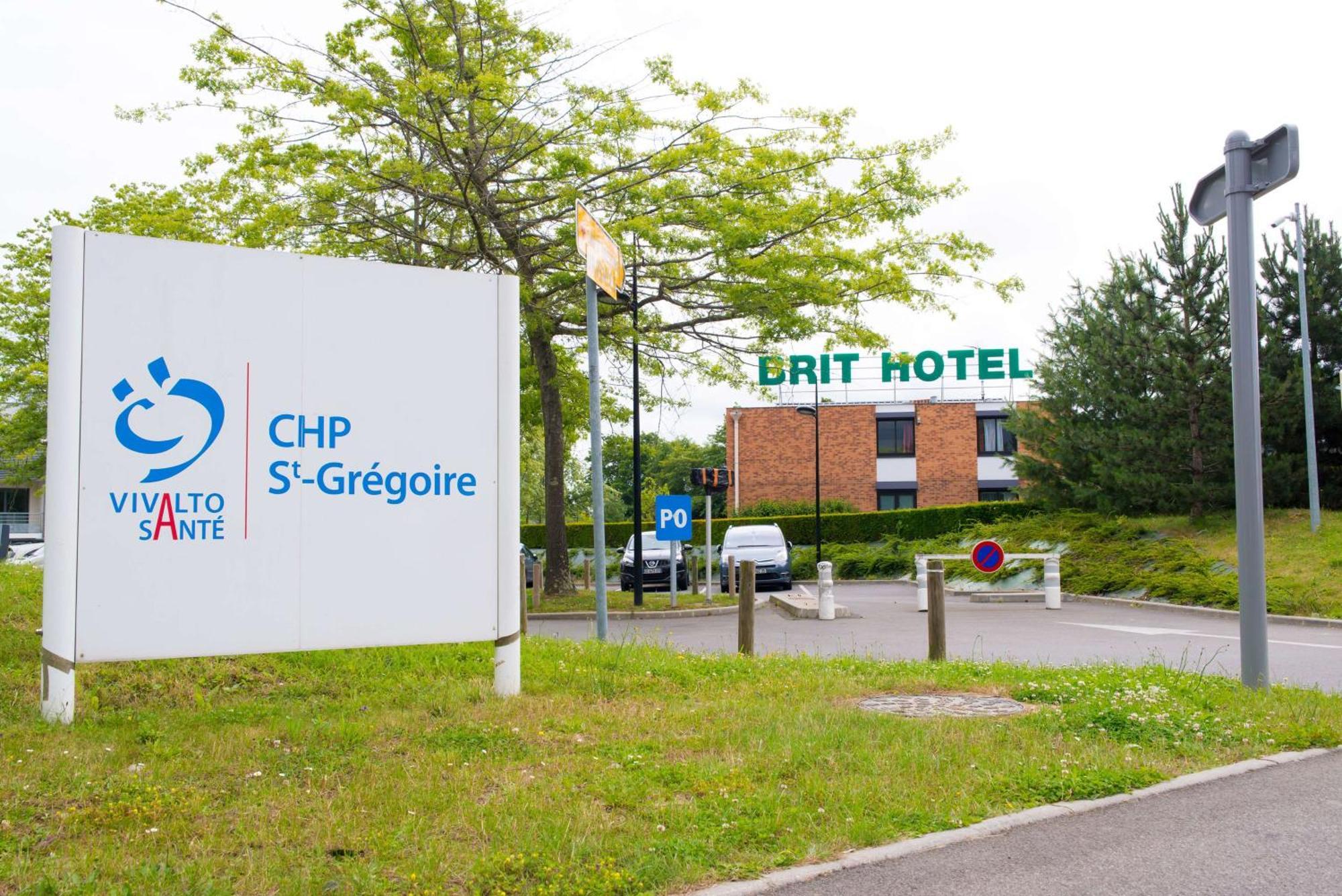 Brit Hotel Rennes St Gregoire - Le Villeneuve Saint-Grégoire エクステリア 写真